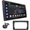 UGAR Autoradio UGAR Android 15 compatibile per JEEP Grand Cherokee 2014-2020 9 pollice Autoradio touchscreen con CarPlay wireless e Android Auto, 8 GB + 128 GB, Bluetooth, WiFi, DSP, DAB+, navigazione GPS