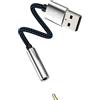 WASRUYI Adattatore maschio USB a jack femmina 3,5 mm AUX DAC Audio Cavo Auricolare Presa HiFi Audio Esterno Dongle Microfono Altoparlante Cuffie Car per PC PS5 PS4 Dongle