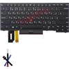 Table-King Tastiera di ricambio con retroilluminato per Lenovo Thinkpad T14 Gen1 Gen2/P14S Gen1 Gen2 (russo)