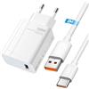Leikedun 120W USB Caricatore Rapido con 6A Cavo USB C 2M per Xiaomi Mi14 14 Ultra 13 Pro 12 12T 11, Redmi K60 Ultra Note 13 12 Pro+ 5G 11, Poco F7 X7 Pro 6 M6 F5 X5, Black Shark 5 4