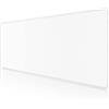 Dapesuom,Tappetino per mouse da gioco esteso con bordi cuciti, impermeabile, con base antiscivolo, tappetino per tastiera, grande tappetino per computer portatile, 59.9x30 cm, colore: bianco avorio