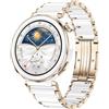 HUAWEI WATCH GT 5 Pro 42mm Smartwatch, Design Elegante, Ceramica Bianca