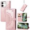 Fertuo Cover a Libro per Xiaomi Redmi Note 17 Pro Max/Plus 5G, Oro rosa | Custodia Antiurto, Porta Carte, Chiusura Magnetica, Stand, Cordino, Mandala, Portafoglio in Pelle PU, Silicone, Flip Case