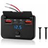 RJLLKD 96W Presa USB 12V 4 Portes Dual USB QC3.0 36 W e PD3.0 Type-C Quick Charge