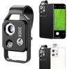 DTREELS 2025 Nuovo Nano Zoom 200x per iPhone, fotocamera tascabile 200x, mini microscopio con polarizzatore, lente clip-on high-tech, più stabile e più chiaro