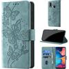 CaseGla Cover per Samsung Galaxy A20e, Verde chiaro | Blocco RFID, Portafoglio Pelle PU, Flip Libro, Porta Carte, Magnetica Libretto, Antiurto Protezione Completa