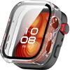 FTRONGRT Cover Compatibile con Huawei Watch Fit 5 Pro, PC + Pellicola Temperata, Antigraffio Custodia Protettiva. Trasparente