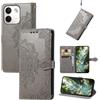 Fertuo Cover a Libro per Xiaomi Redmi Note 17 Pro Max/Plus 5G, Grigio | Custodia Antiurto, Porta Carte, Chiusura Magnetica, Stand, Cordino, Mandala, Portafoglio in Pelle PU, Silicone, Flip Case