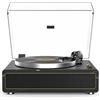 Retrolife Giradischi con Altoparlanti Incorporati, Giradischi Vinile Bluetooth 2 Velocità 33/45 RPM e Auto-Off/Aux-In/RCA