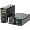 FiiO K7 Amplificatore per cuffie HiFi DAC completamente bilanciato AK4493S*2, XMOS XU208 PCM384kHz DSD256, ingressi USB/ottici/coassiali/RCA, uscita 6,35 mm/4,4 mm (titanio)