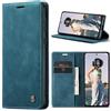 Lanranwa Cover per Samsung Galaxy S25 5G - Blu verde | Premium PU Pelle Custodia, Magnetica Carta Fessura Portafoglio Case, Flip Cavalletto Custodia