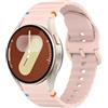 Amzpas 20mm Cinturino per Galaxy Watch 7/6/5/4/FE 40mm 44mm, Galaxy Watch 6 Classico 47mm 43mm/Galaxy Watch 4 Classico 42mm 46mm/Watch 5 pro 45 mm, Cinturino per da Donna a Uomo (Rosa)
