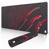 IMPACTRION® Tappetino per mouse da gaming, XXL, 90 x 40 cm, antiscivolo | IMPACTRION® Tappetino per mouse da gioco con superficie trattata termicamente per uno scorrimento perfetto del mouse