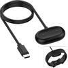 SenMore Adattatore Caricatore USB C per Google Fitbit Air, Magnetica Base di ricarica con cavo di ricarica tipo-C da 3,3 ft/1 m