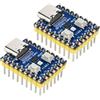 AYWHP 2 schede di sviluppo R-Pi RP2040-Zero con USB-C, Dual-Core ARM Cortex-M0+, 2 MB Flash, compatibile con Raspberry Pi Pico, supporta C/C++ e MicroPython (già saldato)