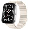 GIOPUEY Cinturini Compatibile con Amazfit Bip 5 Unity, Nylon Traspirante Sport Loop Cinturino in Morbido Nylon Intrecciato Strap Band - Beige