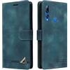 OKZone Custodia per Huawei Y7P/P40 lite E/Honor 9C, Custodia Protettiva Antiurto per Portafoglio, Porta per Carte con Patta in Pelle PU Cover per Telefono per Huawei Y7P/P40 lite E/Honor 9C (Verde)