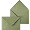 Netuno 20 buste da lettera Verde oliva B6 12,5x17,5 cm eleganti e raffinate