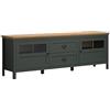 trendteam smart living - Stanton - Mobile TV - Abete Verde/Evoke - Mobile TV con 4 scomparti e 2 cassetti completamente estraibili - 184 x 64 x 45 cm - Stile rustico