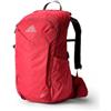 Gregory Vaporspan - Jade LT 25 - Zaino da trekking da donna, 53 cm, 25L, 1.03 KG, Pannello posteriore ventilato, compatibile con sistema di idratazione, Rosso (Ruby Red)