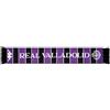 Kappa ACARF VALLADOLID - Sciarpa lavorata a maglia 25/26 - Design di qualità e stile sportivo - Due lati - BLACK/BRIGHT VIOLET/WHITE LARGE