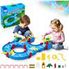 VEVOR Tavolo da Gioco per Sabbia Acqua per Bambini 760 x 510 x 160 mm Tavolo da Gioco Sensoriale per Bambini con 39 Accessori, Parco Giochi Estivo all'Aperto per Giardino, Prato, Spiaggia, Blu