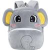 Generico Zaino Asilo Bimbo Zaino Asilo Nido Leggero Bambina Scuola Elementare Bambina Leggero Elementare Multi Scomparto - Zaini per Bambini Design Unisex,Grigio