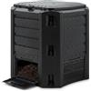 DEUBA Compostiera da Giardino 380L 72x72x83cm | 72x72x83cm, Resistente, giardino, composter, veloce, humus, decomposizione, compostiere
