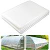 Yowlieu Telo trasparente in plastica per serre, 30,5 x 6,5 m, resistente ai raggi UV, in polietilene, copertura in plastica per case agricole, agricoltura e giardino