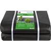 GardenMate 2m x 5m Telo per Pacciamatura 150 g/m² - Telo Antistrappo Contro Le Erbacce - Elevata stabilizzazione ai Raggi UV - Permeabile - 2m x 5m = 10 m²