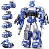 VEEVIFUN 5 in 1 Robot Trasforma Giocattolo 5 6 Anni Ragazzo,Trasforma Auto | Regalo ragazzo 5 6 7 anni,STEM Camion giocattolo bambino 3 4 5 6 7 8 anni ragazzo