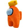 Among Us Peluche Huggable Buddy con licenza ufficiale, 30 cm, arancione