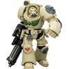 JOYTOY Warhammer 40 K Dark Angels Deathwing Terminator 3 with Power Fist and Assault Cannon 1/18 Action Figure, collezionare e mostrare modello
