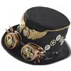 Generico Cappello A Steampunk graceartt - Cappello Militare Gotico Unisex, lolit Caps Burning Man | Cappello Militare Steampunk Alla Moda Uomini Donne Costumi Unici Con Cappuccio Gotico, Cappello Gotico lolit