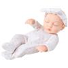 Generisch Mini bambola in silicone, realistica statuetta Reborn in vinile per