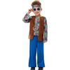 Funidelia | Cotume da Hippie per Bambino Taglia 5-6 Anni Anni 60, Hippie, Flower Power, Decenni - Multicolore