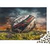 NZQKJXPHRL Puzzle Impatto Pallone Rugby Stile Azione Sportiva Carta Premium Ecologico Dettagliato Stimolante Adulti E Famiglia 38x26cm 1000 Pezzi