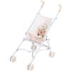 COLORBABY, 44997 - Passeggino per bambole, giocattolo per bambini, design sedia pieghevole, ombrello, 27 x 53 x 56 cm, giocattolo per ragazze, gioco e passeggiate, bambole