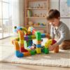 Set trenino elettrico per bambini, kit di costruzione flessibile per feste, auto
