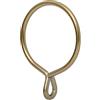 Ivilon Drapery - Anelli per tende con occhielli, 5,8 cm, in metallo, per ganci per tende, set di 14 pezzi, colore: oro caldo