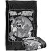 LOGOVISION Tom And Jerry Nero And Bianco Poster Coperta super morbida al tatto setoso - 91 x 147 cm
