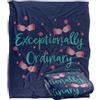 LOGOVISION Harry Potter Floating Luna Lovegood Glasses Coperta super morbida al tatto setoso - 152 x 127 cm