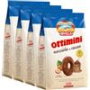 Generico 4X Divella Ottimini Nocciole e Cacao Biscotti Frollini - Biscotti per Colazione e Merenda con Cacao e Nocciole, 350g