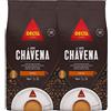 Delta Cafés Lote Chávena Caffè in Grani 1kg - Miscela Arabica & Robusta, Espresso Portoghese Morbido e Aromatico con Note di Cioccolato, Malto e Nocciola (Confezione da 2)
