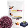 Honeyberry Mirtilli Liofilizzati a Pezzi 100g - Bacche di Mirtillo Disidratate - Frutta Liofilizzata - Frutta Secca Disidratata - Perfetta per Dolci, Decorazioni per Torte, Yogurt, Muesli e Dessert