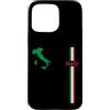 MASH MOSH Custodia per iPhone 15 Pro Max Italia Mappa, Bandiera Italiana Colori Country Outline Travel Tee