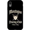 JB's Shakespeare Shop Custodia per iPhone XR Montague Fencing Club Verona Italia Spade e Scudo Invecchiato