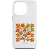 The Botany Bureau Custodia per iPhone 13 Pro Illustrazione della pianta dell'acero dello zucchero Acer saccharum