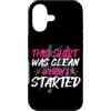 Mud Run Marathon Outfits Schlammlauf Des Custodia per iPhone 17 Pulisci quando ho iniziato Muddy Race Schlammlauf Mud Run