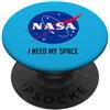 Nasa Logo della NASA Meatball e testo I Need My Space PopSockets PopGrip Adesivo